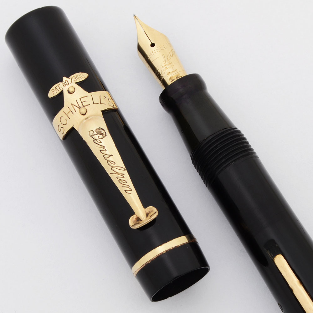 【現状品】 EXCELLENT FOUNTAIN PEN Schnell Pensel Pen - Rare Combination Fountain Pen + Pencil, Fine